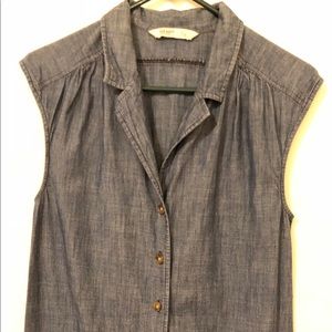 Old navy women’s blue jean dress size small